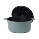 Oala 5.5 L, 2410E24596, Vinga, 33.9 x 27 x 17 cm, Fier, Albastru