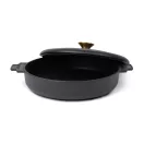 Tigaie 2.5 L, 2410E24589, Vinga, 33.9 x 26.7 x 10 cm, Fier, Negru