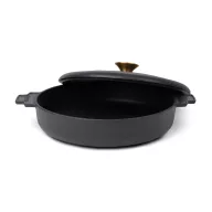   Tigaie 2.5 L, 2410E24589, Vinga, 33.9 x 26.7 x 10 cm, Fier, Negru
