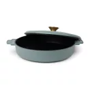 Tigaie 2.5 L, 2410E24590, Vinga, 33.9 x 26.7 x 10 cm, Fier, Albastru