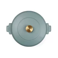   Tigaie 2.5 L, 2410E24590, Vinga, 33.9 x 26.7 x 10 cm, Fier, Albastru
