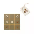 Set 3 jocuri Yacht, Ludo si X si 0, 2401E16560, Vinga, 24x24x2.8 cm, Hartie, Lemn, Maro