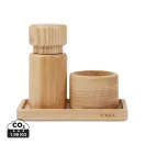 Set retro sare si piper, 2410E24722, Vinga, 15 x 8.5 x 12 cm, Lemn, Maro