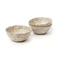 Set 3 boluri, 2401E16661, Vinga, 5xØ11.5 cm, Gresie, Bej