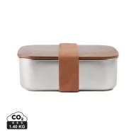   Caserola pentru pranz, 2401E16540, Vinga, 19x14.1x6.3 cm, Otel, Argintiu