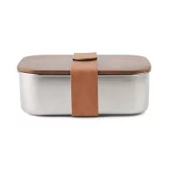   Caserola pentru pranz, 2401E16540, Vinga, 19x14.1x6.3 cm, Otel, Argintiu