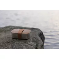   Caserola pentru pranz, 2401E16540, Vinga, 19x14.1x6.3 cm, Otel, Argintiu
