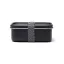 Caserola pentru alimente, 750 ml, Vinga, 2601E14779, 16.7x12.3x5.6 cm, Otel, Poliester, Negru