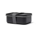 Caserola pentru alimente, 750 ml, Vinga, 2601E14779, 16.7x12.3x5.6 cm, Otel, Poliester, Negru