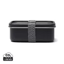 Caserola pentru alimente, 750 ml, Vinga, 2601E14779, 16.7x12.3x5.6 cm, Otel, Poliester, Negru
