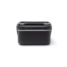 Caserola pentru alimente, 750 ml, Vinga, 2601E14779, 16.7x12.3x5.6 cm, Otel, Poliester, Negru