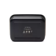   Caserola pentru alimente, 750 ml, Vinga, 2601E14779, 16.7x12.3x5.6 cm, Otel, Poliester, Negru