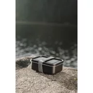   Caserola pentru alimente, 750 ml, Vinga, 2601E14779, 16.7x12.3x5.6 cm, Otel, Poliester, Negru