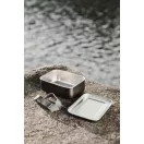 Caserola pentru alimente, 750 ml, Vinga, 2601E14779, 16.7x12.3x5.6 cm, Otel, Poliester, Negru