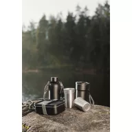   Caserola pentru alimente, 750 ml, Vinga, 2601E14779, 16.7x12.3x5.6 cm, Otel, Poliester, Negru