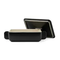   Platou pentru servire, 2401E16626, Vinga, 27x15x9 cm, Gresie, Negru