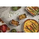 Set 2 boluri mici pentru cuptor, 2401E16628, Vinga, 17x8x4.7 cm, Gresie, Negru