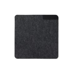   Mousepad antiderapant, 2401E16455, Vinga, 28x0.6x28 cm, Pasla, Poliuretan, Negru