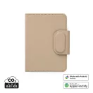 Husa pentru pasaport cu localizare, Vinga, 2610E18204, 10.8x2x14 cm, Poliuretan, ABS, Bej Greige