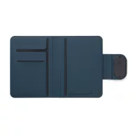   Husa pentru pasaport cu localizare, Vinga, 2610E18205, 10.8x2x14 cm, Poliuretan, ABS, Albastru Navy