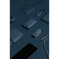   Husa pentru pasaport cu localizare, Vinga, 2610E18205, 10.8x2x14 cm, Poliuretan, ABS, Albastru Navy