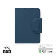   Husa pentru pasaport cu localizare, Vinga, 2610E18205, 10.8x2x14 cm, Poliuretan, ABS, Albastru Navy