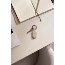 Breloc cu localizare, Vinga, 2610E18172, 3.2x9.3x0.7 cm, Poliuretan, ABS, Bej Greige