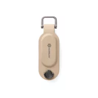   Breloc cu localizare, Vinga, 2610E18168, 3x8.5x2.6 cm, Poliuretan, ABS, Bej Greige