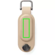  Breloc cu localizare, Vinga, 2610E18168, 3x8.5x2.6 cm, Poliuretan, ABS, Bej Greige