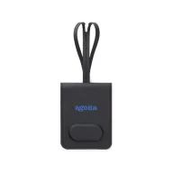   Eticheta bagaj, Vinga, 2610E17421, 8.5x1x9.8 cm, Poliuretan, ABS, Negru