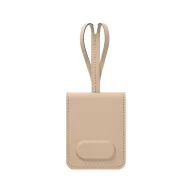   Eticheta bagaj, Vinga, 2610E17424, 8.5x1x9.8 cm, Poliuretan, ABS, Bej Greige