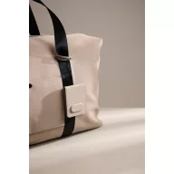   Eticheta bagaj, Vinga, 2610E17424, 8.5x1x9.8 cm, Poliuretan, ABS, Bej Greige
