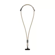   Cablu de incarcare, Vinga, 2610E17676, 60 W, 160x0.5x0.5 cm, Plastic, Poliuretan, Bej Greige