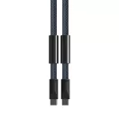 Cablu de incarcare, Vinga, 2610E17677, 60 W, 160x0.5x0.5 cm, Plastic, Poliuretan, Albastru Navy