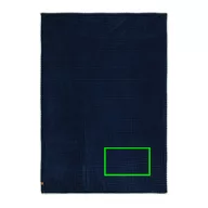   Patura 2401E16539, Vinga, 170x130x0.5 cm, Poliester, Poliuretan, Albastru navy