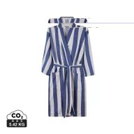   Halat de baie, Unisex, 2502E14096, Vinga, Bumbac, Poliester, Albastru, M