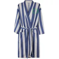   Halat de baie, Unisex, 2502E14096, Vinga, Bumbac, Poliester, Albastru, M
