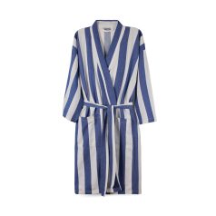   Halat de baie, Unisex, 2502E14094, Vinga, Bumbac, Poliester, Albastru, XL