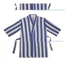 Halat de baie, Unisex, 2502E14094, Vinga, Bumbac, Poliester, Albastru, XL