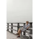 Halat de baie, Unisex, 2502E14094, Vinga, Bumbac, Poliester, Albastru, XL