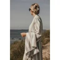   Halat de baie, Unisex, 2502E14093, Vinga, Bumbac, Poliester, Bej, XL