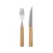 Set de tacamuri, 2502E16022, Vinga, 30.5 x 25 x 2.5 cm, Otel, Maro