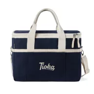   Geanta termoizolanta, 2401E16699, Vinga, 28x39x21 cm, Bumbac, rPET, Albastru navy