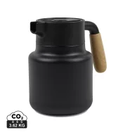   Cana termos, 1200 ml, 2502E16394, Vinga, 18.7 x 13 x 18.5 x ⌀13 cm, Otel, Negru
