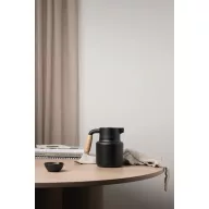   Cana termos, 1200 ml, 2502E16394, Vinga, 18.7 x 13 x 18.5 x ⌀13 cm, Otel, Negru