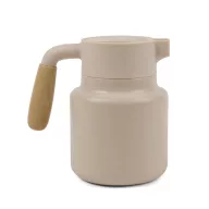   Cana termos, 1200 ml, 2502E16393, Vinga, 18.7 x 13 x 18.5 x ⌀13 cm, Otel, Bej