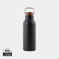   Termos 580 ml, 2401E16547, Vinga, 22xØ7.5 cm, Otel, Lemn, Negru