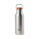 Termos 580 ml, 2401E16551, Vinga, 22xØ7.5 cm, Otel, Lemn, Argintiu