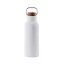 Termos 580 ml, 2401E16552, Vinga, 22xØ7.5 cm, Otel, Lemn, Alb