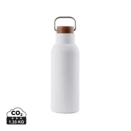   Termos 580 ml, 2401E16552, Vinga, 22xØ7.5 cm, Otel, Lemn, Alb